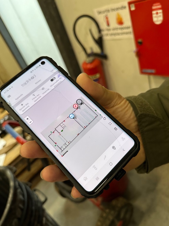 Application Traplinked pièges connectés rongeurs
